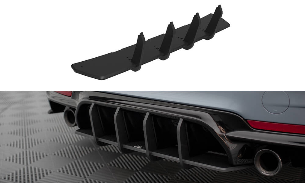 MAXTON DESIGN Street Pro Rear Diffuser V.1 BMW 435 Coupe M-Pack F32 (set for Maxton valance only)