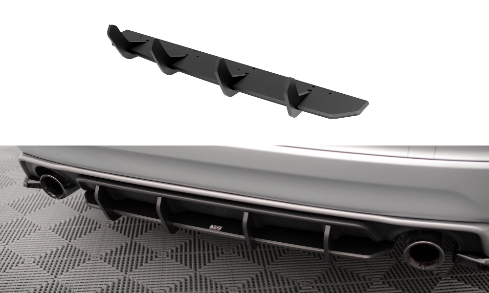MAXTON DESIGN STREET PRO REAR DIFFUSER VOLVO XC60 R-DESIGN MK1 FACELIFT