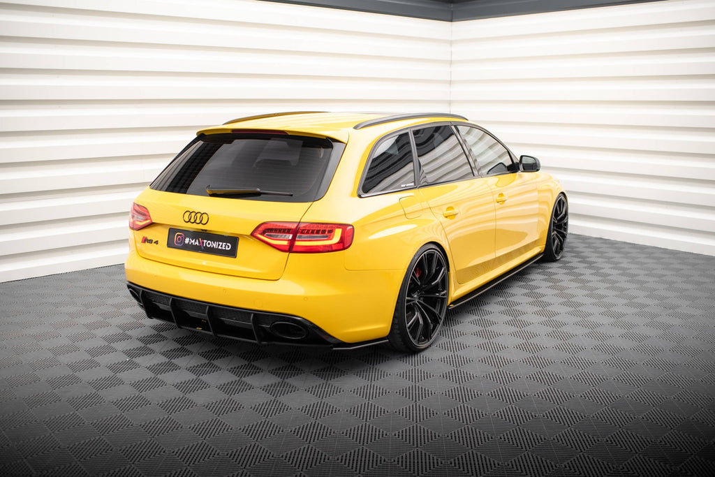 MAXTON DESIGN STREET PRO REAR SIDE SPLITTERS AUDI RS4 B8