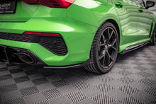 Load image into Gallery viewer, MAXTON DESIGN STREET PRO REAR SIDE SPLITTERS + FLAPS AUDI RS3 SEDAN 8Y