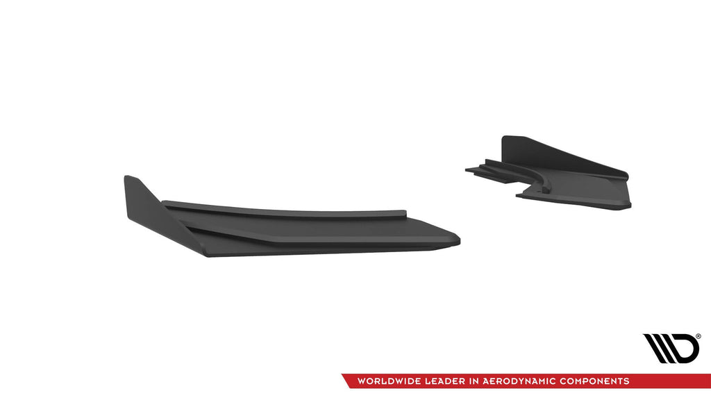 MAXTON DESIGN Street Pro Rear Side Splitters + Flaps Audi S3 Sedan 8V
