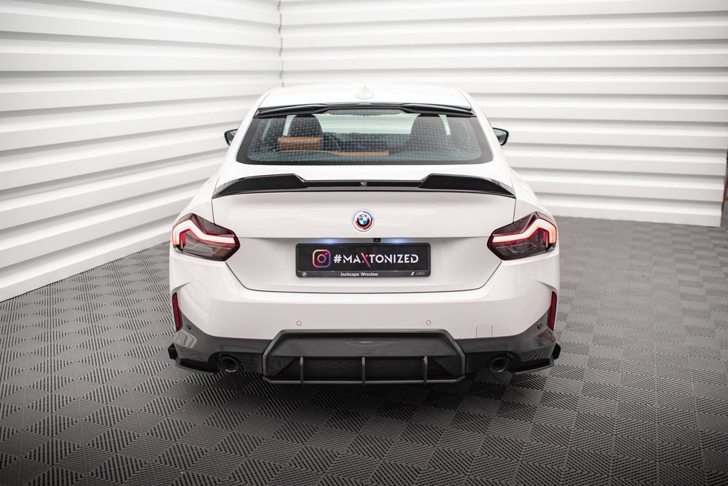 MAXTON DESIGN STREET PRO REAR SIDE SPLITTERS + FLAPS BMW 2 COUPE M-PACK G42