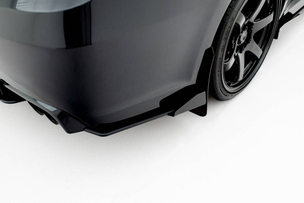 MAXTON DESIGN Street Pro Rear Side Splitters + Flaps Subaru Impreza WRX STI Mk3 Facelift