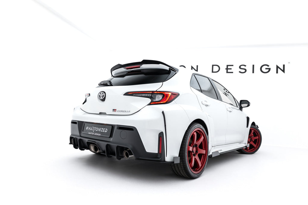 MAXTON DESIGN Street Pro Rear Side Splitters + Flaps Toyota GR Corolla Mk12