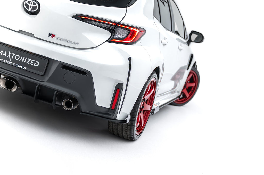 MAXTON DESIGN Street Pro Rear Side Splitters + Flaps Toyota GR Corolla Mk12
