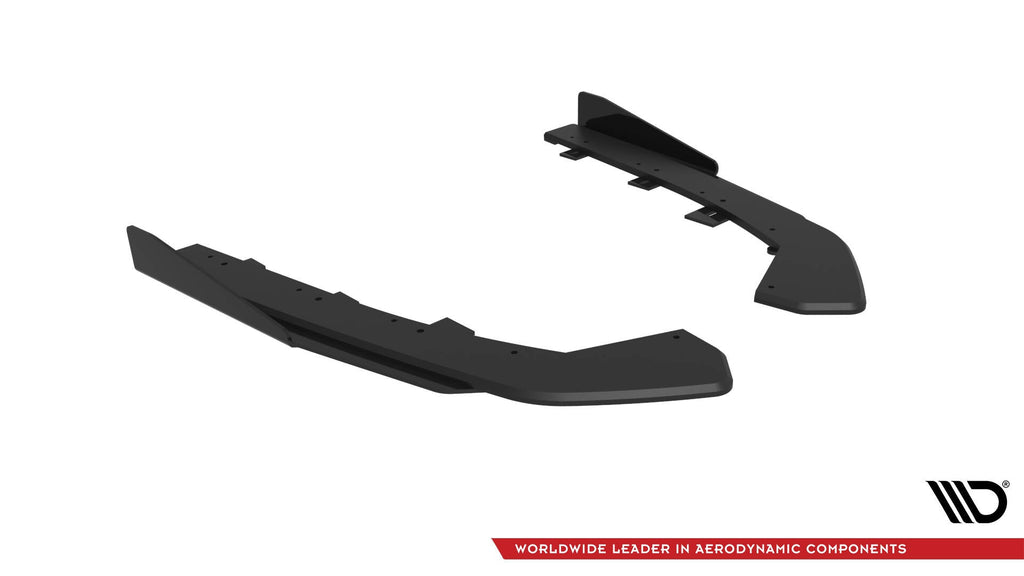 MAXTON DESIGN STREET PRO REAR SIDE SPLITTERS + FLAPS VOLKSWAGEN JETTA GLI MK7