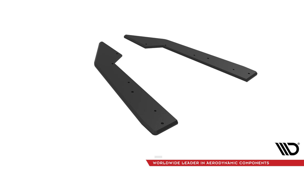 MAXTON DESIGN Street Pro Rear Side Splitters Ford Mustang GT Mk7