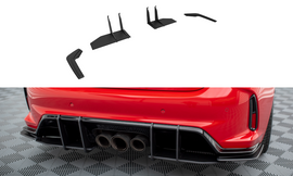 MAXTON DESIGN STREET PRO REAR SIDE SPLITTERS HONDA CIVIC TYPE-R MK 11