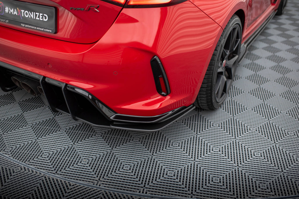 MAXTON DESIGN STREET PRO REAR SIDE SPLITTERS HONDA CIVIC TYPE-R MK 11