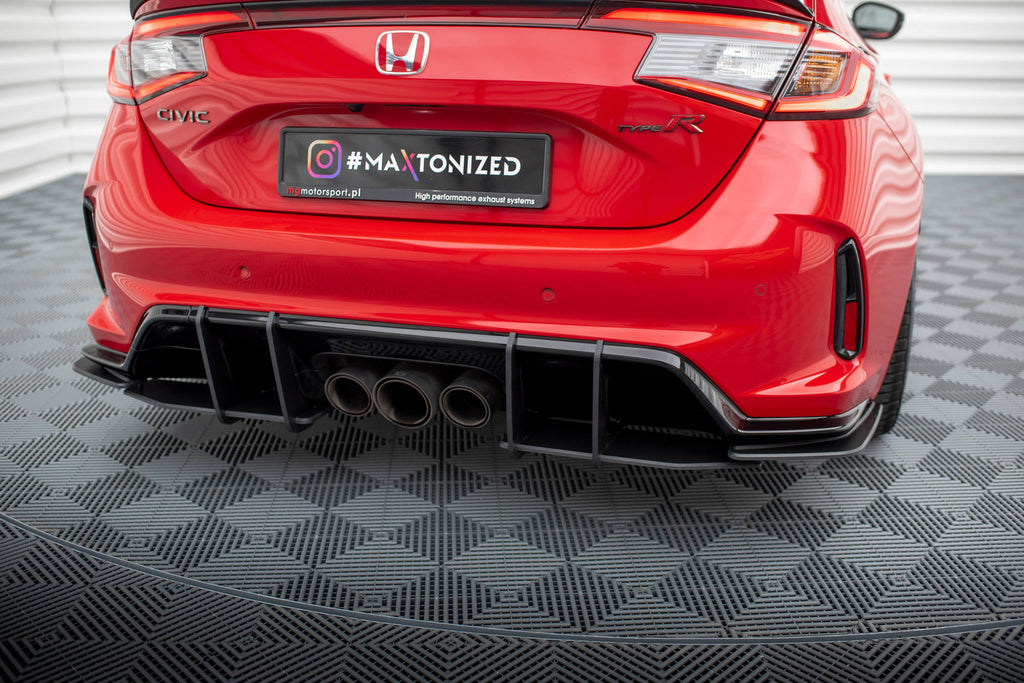 MAXTON DESIGN STREET PRO REAR SIDE SPLITTERS HONDA CIVIC TYPE-R MK 11