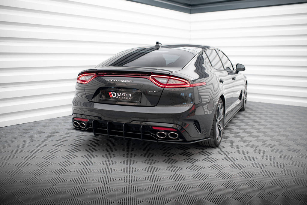 MAXTON DESIGN Street Pro Rear Side Splitters Kia Stinger GT / GT-Line Mk1