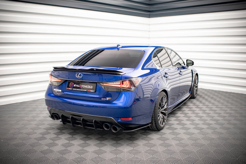 MAXTON DESIGN Street Pro Rear Side Splitters Lexus GS F Mk4 Facelift