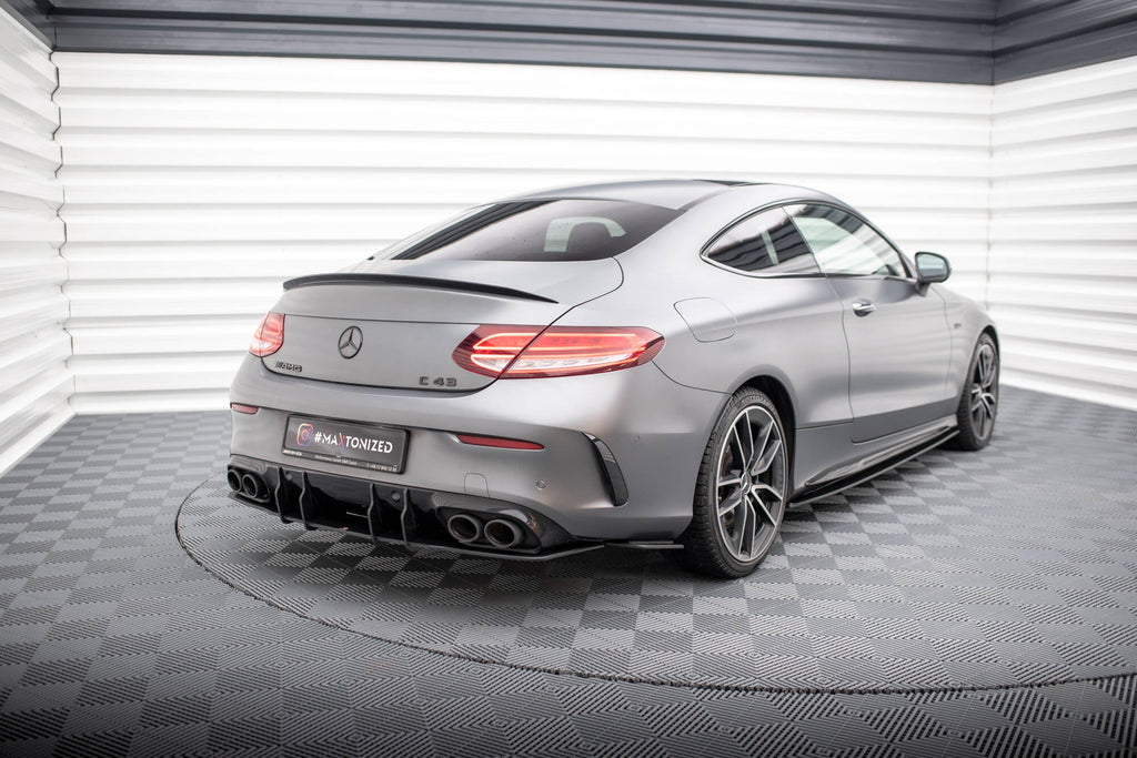 MAXTON DESIGN STREET PRO REAR SIDE SPLITTERS MERCEDES-AMG C43 COUPE C205 FACELIFT