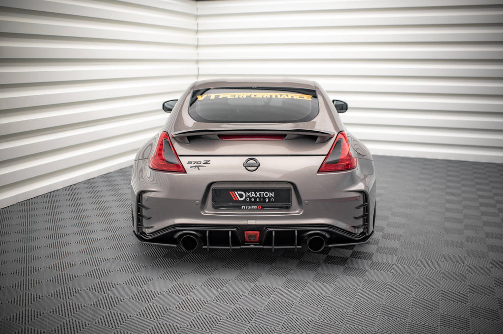 MAXTON DESIGN STREET PRO REAR SIDE SPLITTERS NISSAN 370Z NISMO FACELIFT