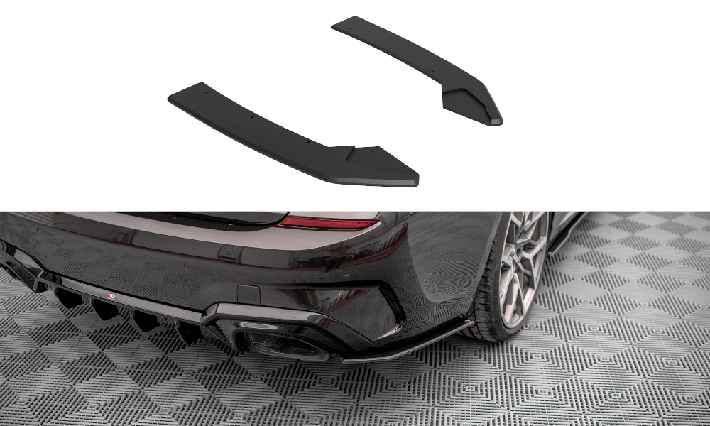 MAXTON DESIGN STREET PRO REAR SIDE SPLITTERS V.2 (set for valance only) BMW 3 M-PACK G20 / G21