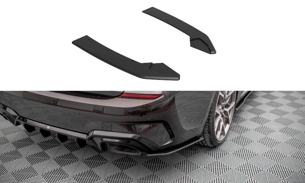 MAXTON DESIGN STREET PRO REAR SIDE SPLITTERS V.2 (set for Maxton valance only) BMW 3 M-PACK G20 / G21