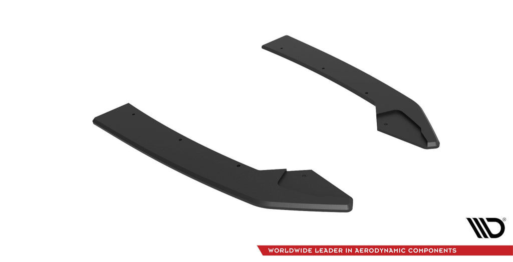 MAXTON DESIGN STREET PRO REAR SIDE SPLITTERS V.2 (set for Maxton valance only) BMW 3 M-PACK G20 / G21