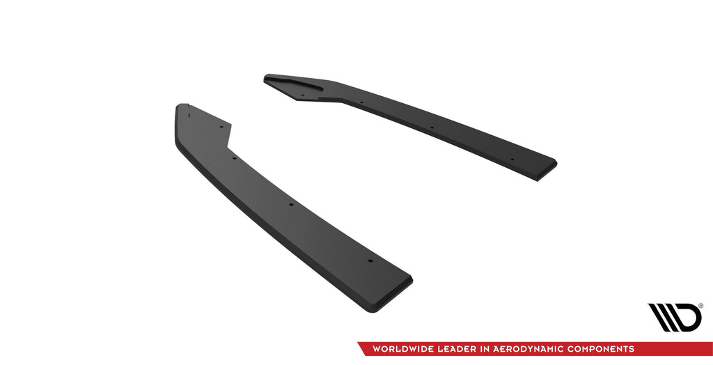 MAXTON DESIGN STREET PRO REAR SIDE SPLITTERS V.2 (set for Maxton valance only) BMW 3 M-PACK G20 / G21