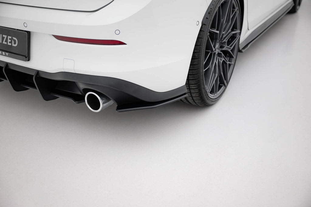 MAXTON DESIGN RACING DURABILITY REAR SIDE SPLITTERS VOLKSWAGEN GOLF 8 GTI