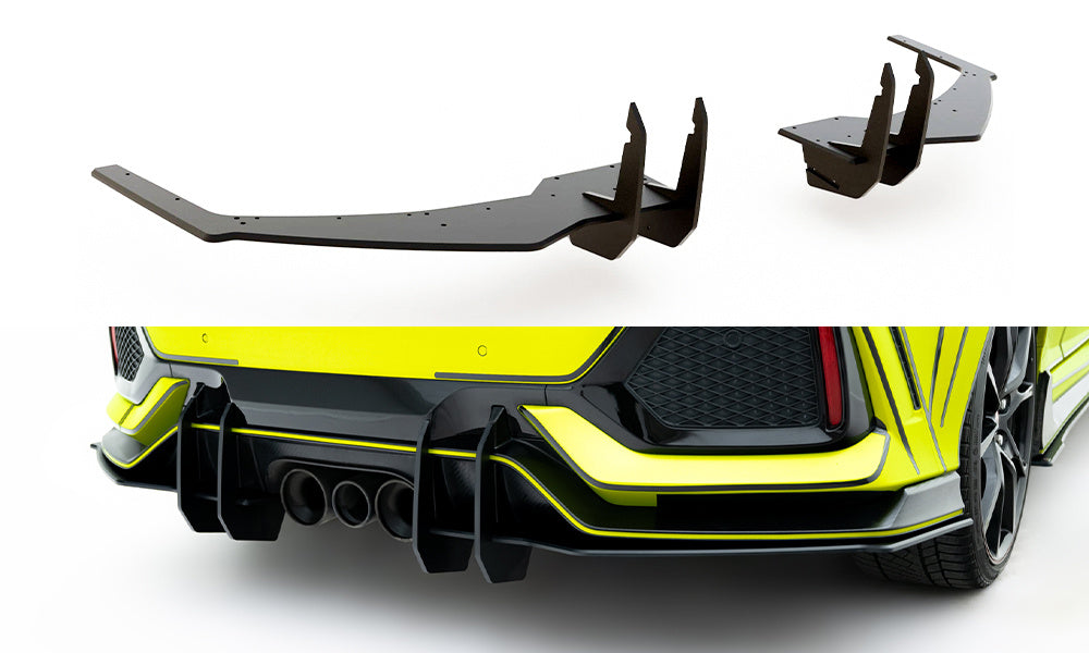 MAXTON DESIGN Street Pro Rear Valance V.2 Honda Civic Type R Mk10