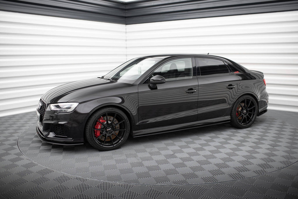 MAXTON DESIGN STREET PRO SIDE SKIRTS DIFFUSERS AUDI RS3 SEDAN 8V FACELIFT