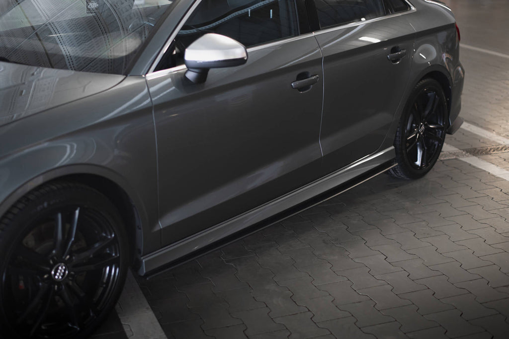 MAXTON DESIGN Street Pro Side Skirts Diffusers Audi S3 / A3 S-Line Sedan 8V