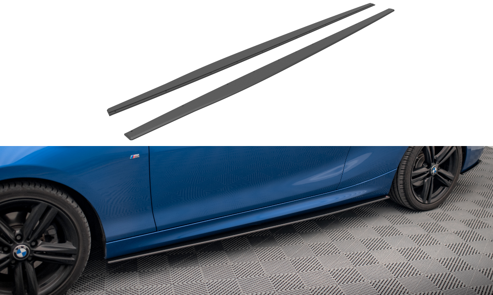 MAXTON DESIGN STREET PRO SIDE SKIRTS DIFFUSERS BMW 2 M-PACK F22