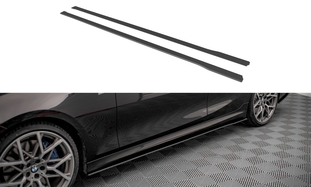 MAXTON DESIGN STREET PRO SIDE SKIRTS DIFFUSERS BMW 3 M-PACK G20 / G21