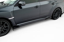 Load image into Gallery viewer, MAXTON DESIGN Street Pro Side Skirts Diffusers + Flaps Subaru Impreza WRX STI Mk3 Facelift
