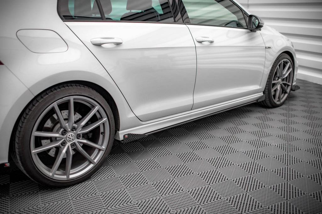 MAXTON DESIGN STREET PRO SIDE SKIRTS DIFFUSERS + FLAPS VOLKSWAGEN GOLF R MK7