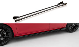MAXTON DESIGN RACING DURABILITY SIDE SKIRTS DIFFUSERS + FLAPS VW GOLF 7 R FACELIFT