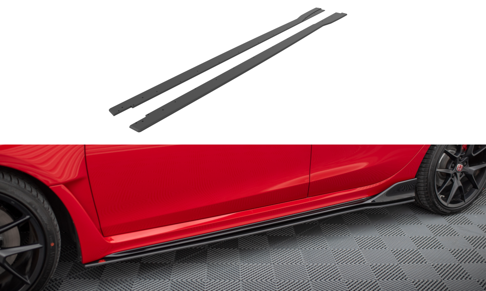 MAXTON DESIGN STREET PRO SIDE SKIRTS DIFFUSERS HONDA CIVIC TYPE-R MK 11