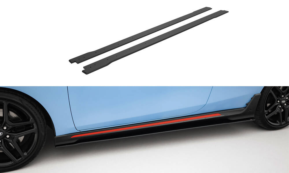 MAXTON DESIGN Street Pro Side Skirts Diffusers Hyundai Veloster N Mk2