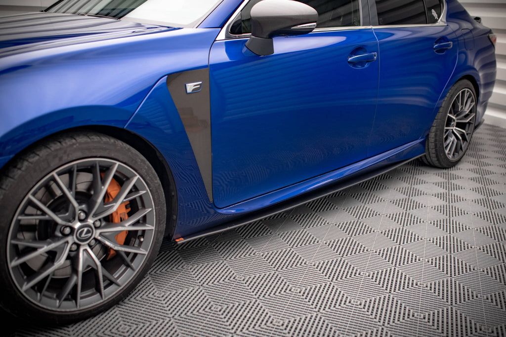 MAXTON DESIGN Street Pro Side Skirts Diffusers Lexus GS F Mk4 Facelift