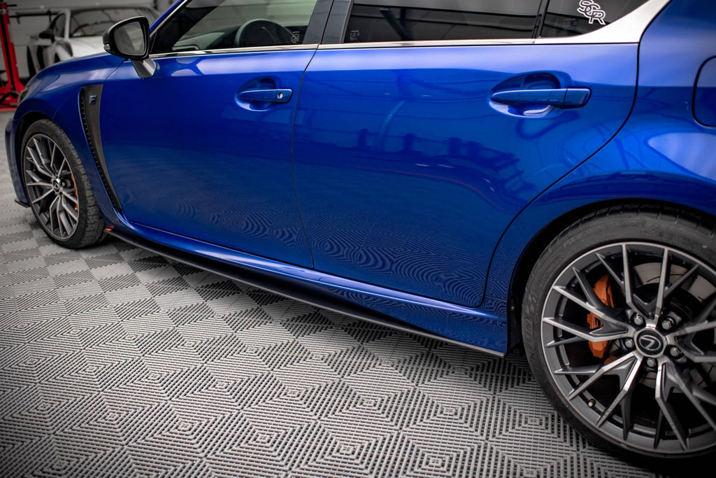 MAXTON DESIGN Street Pro Side Skirts Diffusers Lexus GS F Mk4 Facelift