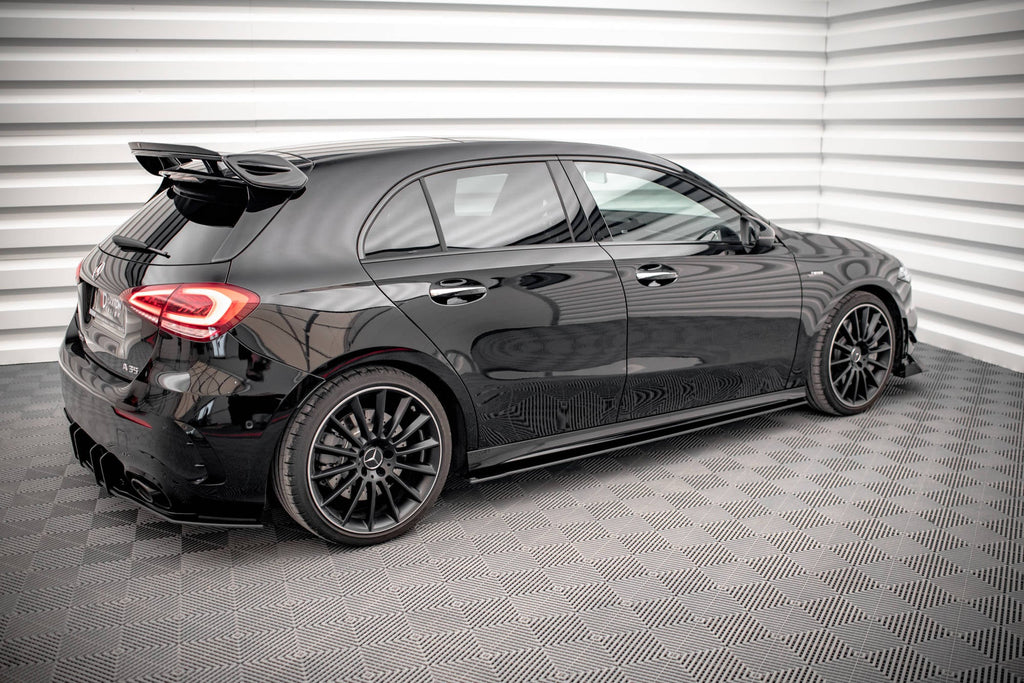 MAXTON DESIGN Street Pro Side Skirts Diffusers Mercedes A35 AMG / AMG-Line Aero Pack W177