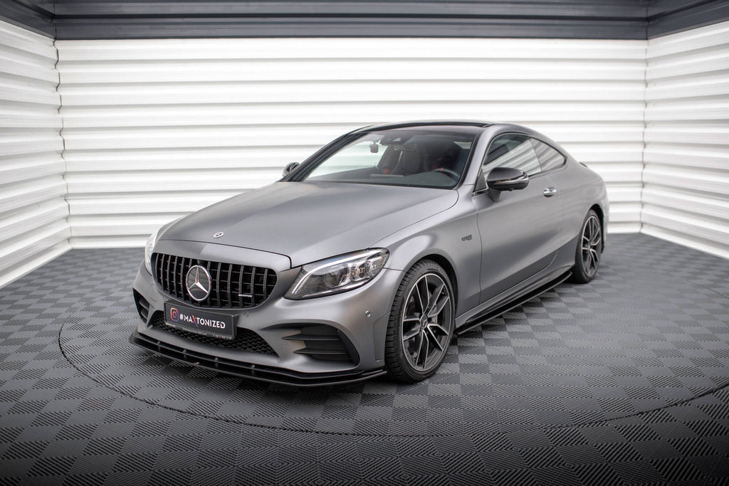 MAXTON DESIGN STREET PRO SIDE SKIRTS DIFFUSERS MERCEDES-AMG C43 COUPE C205 FACELIFT