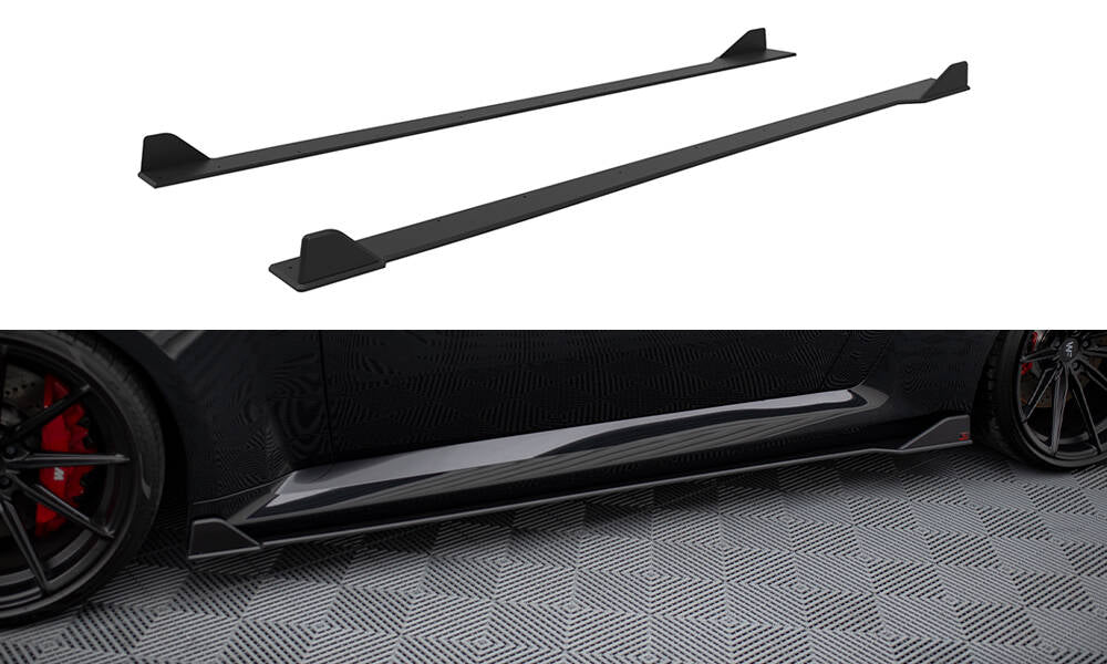 MAXTON DESIGN STREET PRO SIDE SKIRTS DIFFUSERS V.2 BMW M2 G87