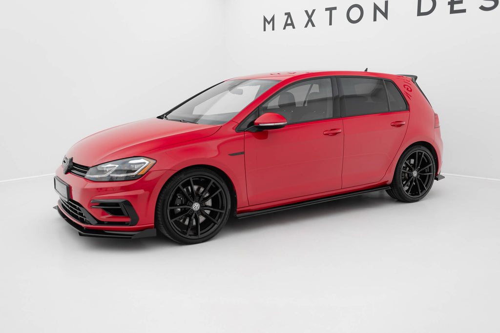 MAXTON DESIGN RACING DURABILITY SIDE SKIRTS DIFFUSERS VW GOLF 7 R FACELIFT