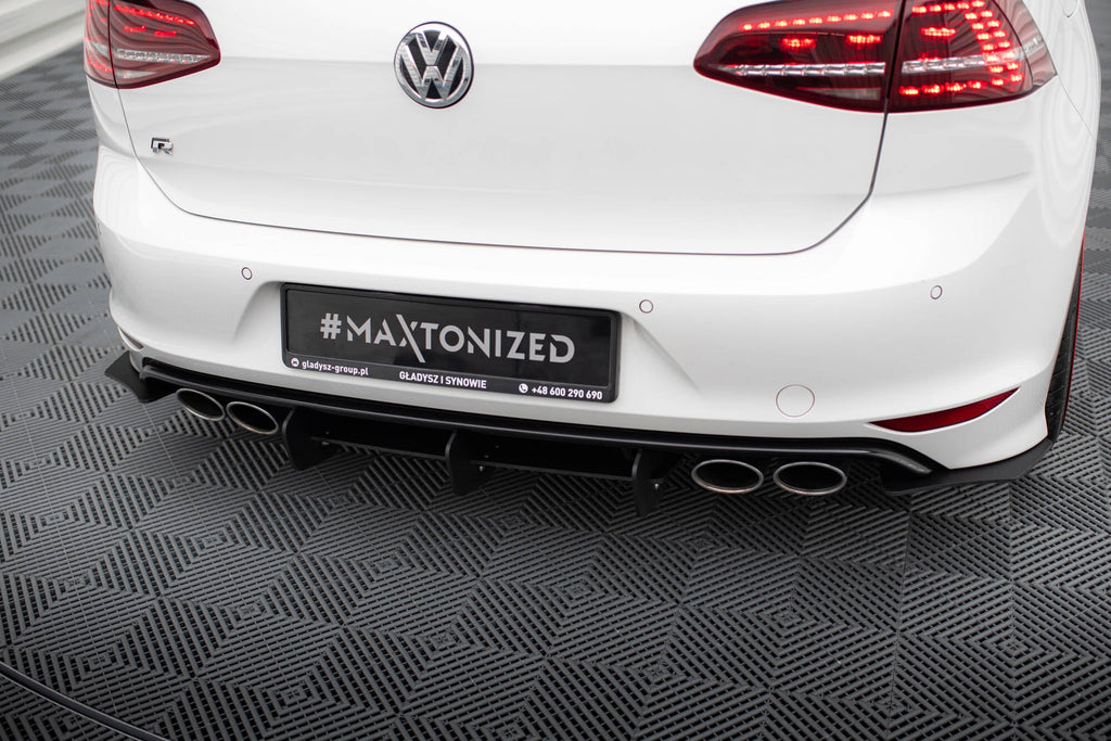 MAXTON DESIGN VW GOLF 7 R HATCHBACK REAR DIFFUSER & REAR SIDE SPLITTERS