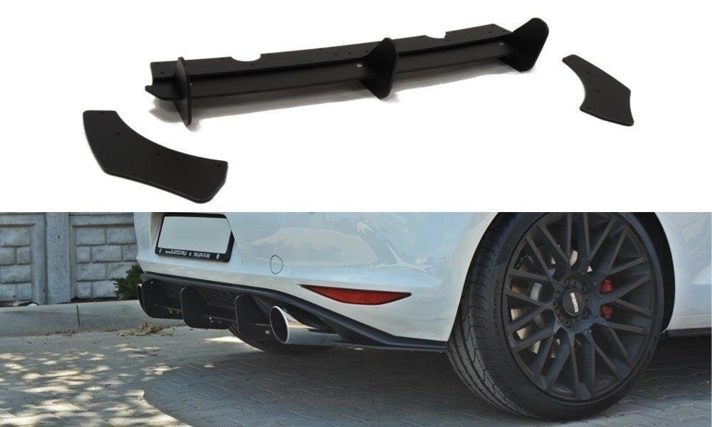 MAXTON DESIGN VW GOLF MK7 GTI REAR DIFFUSER & REAR SIDE SPLITTERS