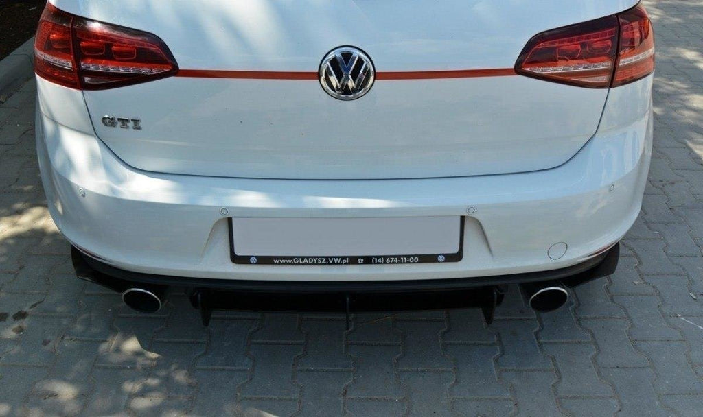 MAXTON DESIGN VW GOLF MK7 GTI REAR DIFFUSER & REAR SIDE SPLITTERS