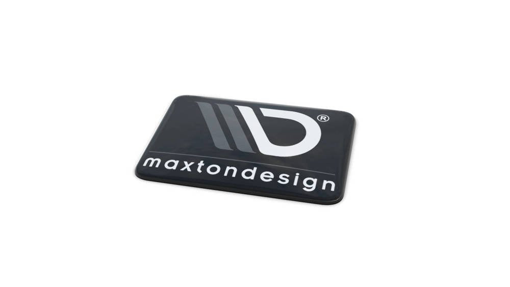 MAXTON DESIGN 3D LOGO STICKER (6PCS.)