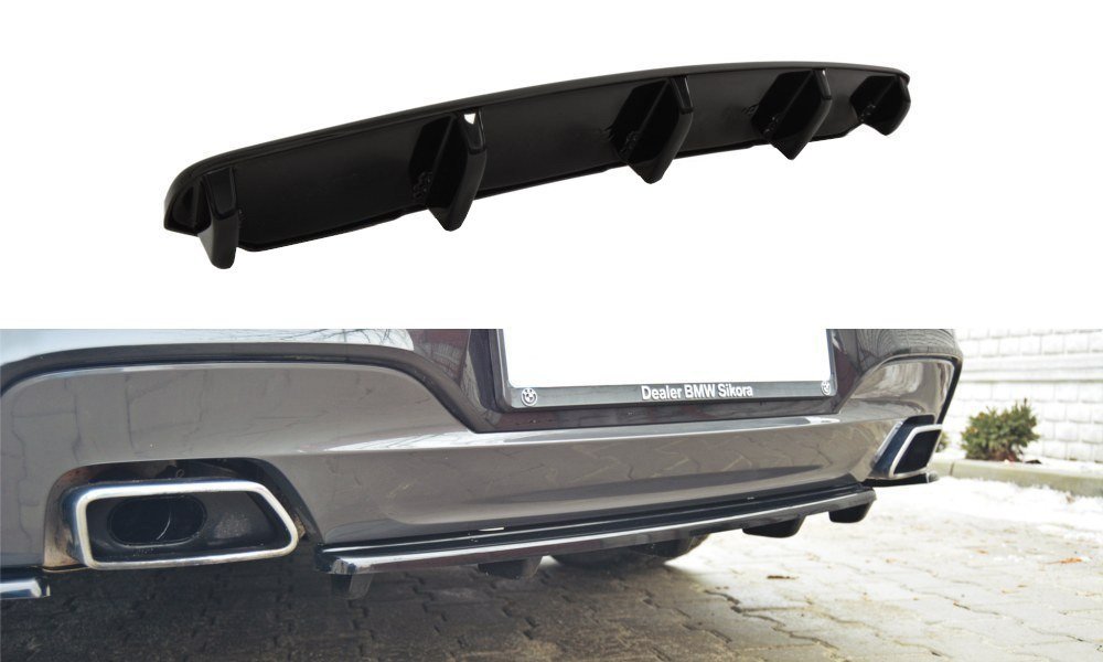 MAXTON DESIGN CENTRAL REAR SPLITTER BMW 6 GRAN COUPÉ MPACK (WITH A VERTICAL BAR)