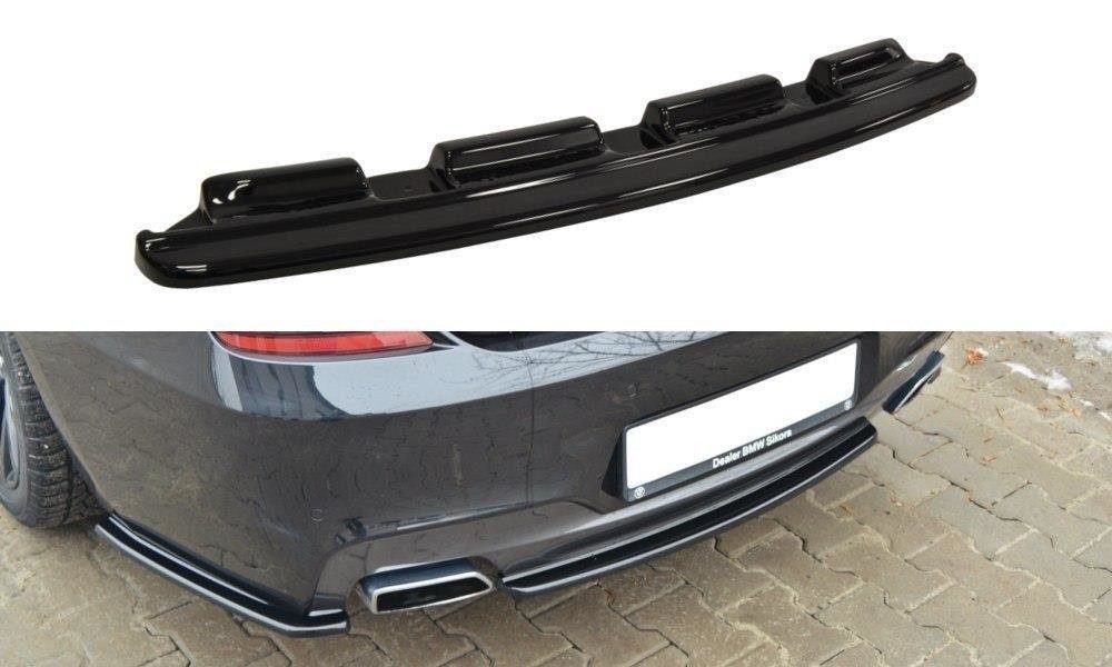 MAXTON DESIGN CENTRAL REAR SPLITTER BMW 6 GRAN COUPÉ MPACK (WITHOUT VERTICAL BARS)