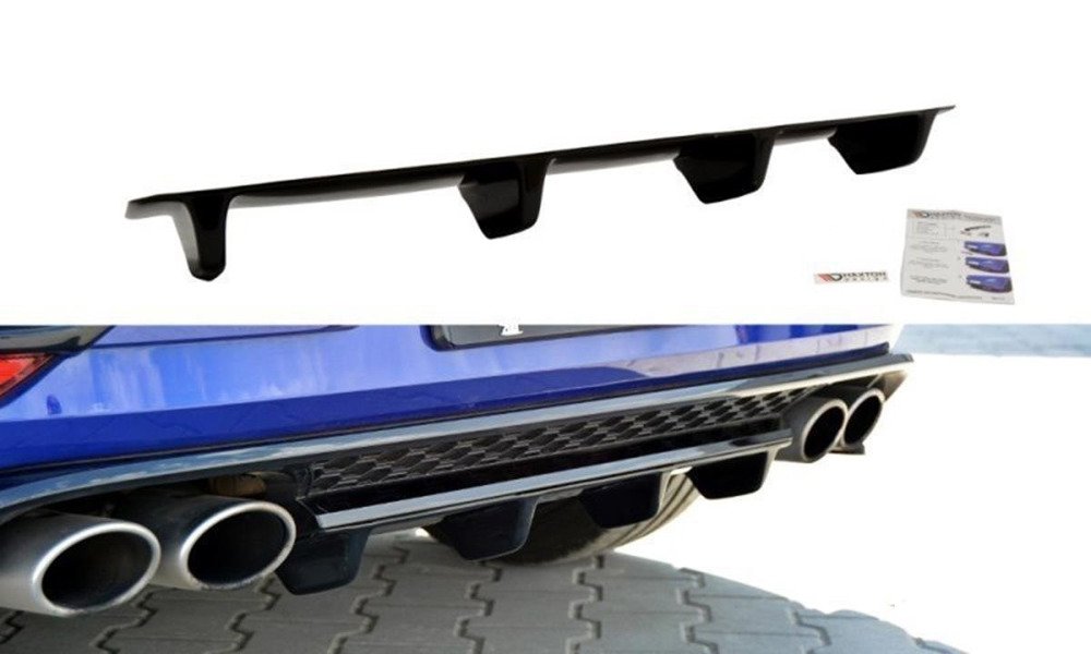 MAXTON DESIGN CENTRAL REAR SPLITTER VW GOLF VII R (FACELIFT)