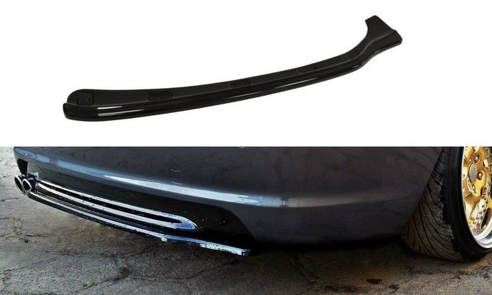 MAXTON DESIGN CENTRAL REAR SPLITTER FOR BMW 3 E46 MPACK COUPE (WITHOUT VERTICAL BARS)