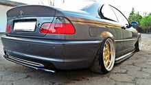 Load image into Gallery viewer, MAXTON DESIGN CENTRAL REAR SPLITTER FOR BMW 3 E46 MPACK COUPE (WITHOUT VERTICAL BARS)