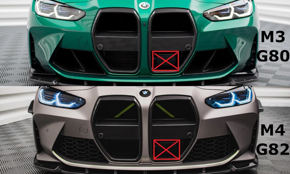 MAXTON DESIGN CARBON FIBER FRONT GRILL BMW M4 G82 / M3 G80