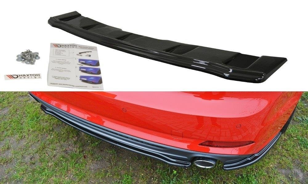 MAXTON DESIGN CENTRAL REAR SPLITTER AUDI A5 S-LINE F5 COUPE / SPORTBACK (WITHOUT VERTICAL BARS)